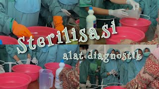 Praktikum Sterilisasi alat diagnostik gigi [upl. by Euqinomad]