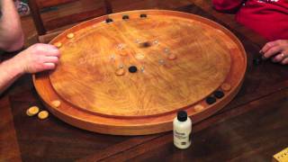 Crokinole Demonstration [upl. by Alolomo]