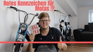 Privat Rotes Kennzeichen für Mofas Moped und Mokick  Holger erklärt  Mopestore wuh TV [upl. by Amrita454]