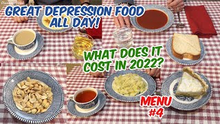 We Ate Depression Era Food ALL DAY Menu 4  What Did It Cost In 2022  Healthy Budget Meals For 2 [upl. by Nwahsir361]