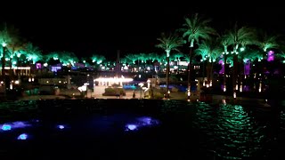 Rixos Premium Seagate holiday complex at night Sharm El Sheikh Egypt [upl. by Neret]