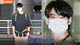 Cha Eun Woo at Incheon Airport ✈️ living life in the countryside [upl. by Barnett]