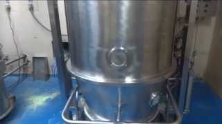 FLUID BED DRYER VIDEO 5  500 kg [upl. by Cristobal]