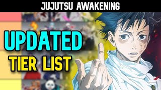 Jujutsu Awakening  Tier List  Jujutsu Invasion [upl. by Wareing]