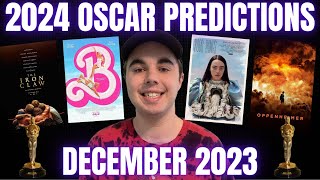 2024 Oscar Predictions  December  January Updates [upl. by Couhp598]