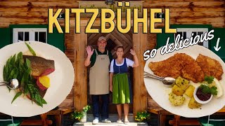 Kitzbühel FOOD TOUR to Hallerwirt Unsere Kiste amp Goldene Gams 🇦🇹 What to do in AUSTRIA [upl. by Yendirb]