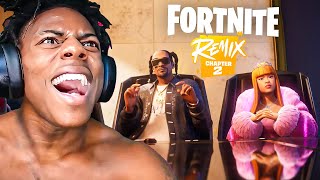 Speed reacts to OG Fortnite Chapter 2 Remix Trailer [upl. by Estel]