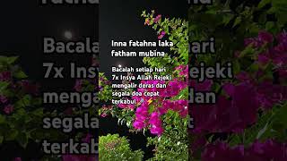 doa tembus langit doamustajab rezekimelimpah shortvideo fypシ quotes [upl. by Aicsila687]