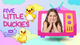 Five Little Duckies  Nursery Rhymes For Kids [upl. by Peppie47]