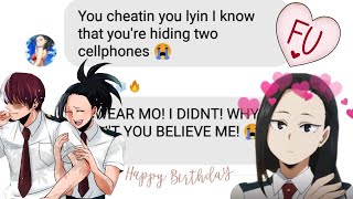 BNHA TodoMomo Lyric Prank  FU Little mix [upl. by Norehs]