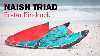 Der neue Naish „TRIAD“ Kite Test und erster Eindruck [upl. by Kennan427]