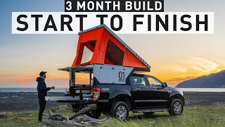 DIY Truck Camper Full Build Timelapse [upl. by Pebrook]