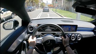 Mercedes CLA 180 Coupe 2022 POV Test Drive [upl. by Oringas]