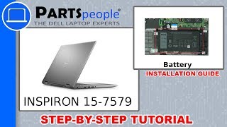 Dell Inspiron 157579 P58F001 Battery HowTo Video Tutorial [upl. by Anilak]