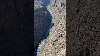 The Rio Grande River From the Rio Grand Gorge Bridge Near Taos in Northern New Mexico [upl. by Nnairrehs309]