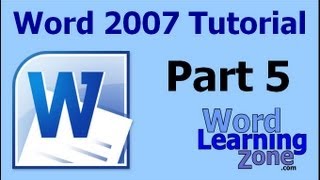 Microsoft Word 2007 Tutorial  part 05 of 13  Entering Text 2 [upl. by Llirpa]