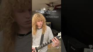 Paradise by Sade reimagined on electric guitar 🃏 guitar guitarist heavymetal [upl. by Ellehcil573]