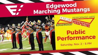 Nov 2 2024 Edgewood Marching Mustangs Public Performance [upl. by Daraj]