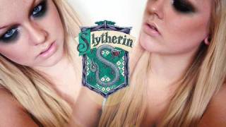 Slytherin  Harry Potter Houses  Inspired Makeup Tutorial with VintageorTacky [upl. by Vanya]