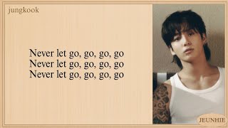 JUNGKOOK NEVER LET GO Karaoke With Easy Lyrics [upl. by Brawner]