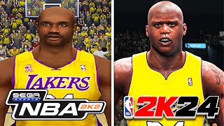 Scoring A 3Pointer With Shaq In Every NBA2K [upl. by Inus468]