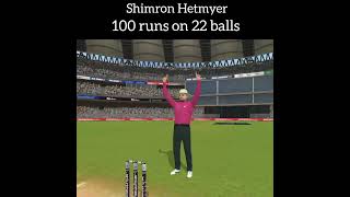 Shimron Hetmyer fastest century against New Zealand cricket subscribe MB GAMING [upl. by Nylorac]