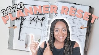 How to Reset Your Planner for 2023  At Home With Quita [upl. by Thgiwd]