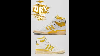 Adidas Forum 84 Hi AEC quotWhite Hazy Yellowquot sneakers Mens [upl. by Corbett]