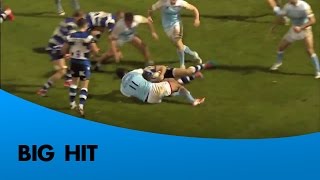 Alex Tuilagi  huge hit vs Bath [upl. by Ax635]