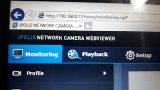 iPOLiS NETWORK CAMERA WEBVIEWER [upl. by Harolda]