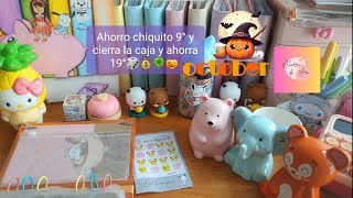 Ahorro chiquito 9° y Cierra la caja y ahorra 19°🎲💰💵🍂💌retosdeahorro ahorramas ahorratiempo [upl. by Sheley596]