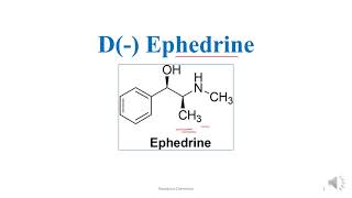 Ephedrine Uses  Structure Elucidation  Synthesis [upl. by Anhavas]