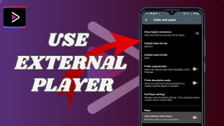 How To Use External Video Player On Vanced Youtube [upl. by Adam]