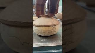 Woodworking crafted a small lidded bowl craftsman woodturning woodworkingcommunity art [upl. by Pickering]