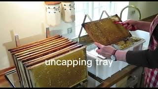 Beekeeping Tool Honey Stainless Steel Uncapping Tray [upl. by Nevram]