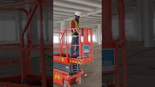 Scissor lift operating [upl. by Leinaj]