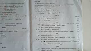 12 Chemistry Full Portion Test Question paper 2  2023 [upl. by Elyrehc145]