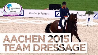 The title defender in Team Dressage Netherlands  FEI European Championships 2017 [upl. by Kcirtap491]