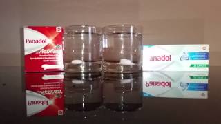 Panadol ActiFast vs OptiZorb [upl. by Nilrev]