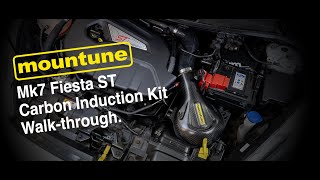 mountune Mk7 Fiesta ST Carbon induction Kit Walkthrough [upl. by Ybrek]