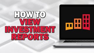 How to View Fundrise Investment Reports Quick Tutorial [upl. by Damalis478]