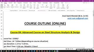 Steel Design Advanced Course [upl. by Ailet700]