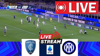 🔴LIVE Empoli vs Inter Milan  Serie A 2425  Match Live Today [upl. by Eugilegna428]