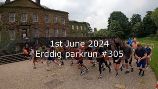 Erddig parkrun 305  June 1st 2024 fast [upl. by Nagear]