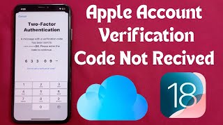 iOS 18 Verification Code Not Received  Apple Verification Code Not Received On iPhone [upl. by Einnok546]