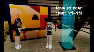 How to beat level 4445 in the Escape Room  Roblox [upl. by Nnyluqcaj27]