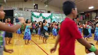 Rep Mizuno at the quotGOVS IN PARADISE MAY CELEBRATION at Farrington High School quotMicronesiaquot dance [upl. by Duwad542]