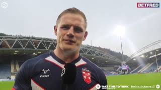 England vs Tonga  Tom Burgess  2nd test  post match reaction RugbyLeague [upl. by Maryanne]