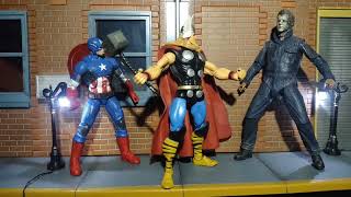 MIKE MEYRS VS JASON SPECIAL stop motion capcut rap neca comedy eminem halloween marvel dc [upl. by Drahsar]