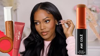 GRWM AMI COLE FOUNDATION  BLACK OWNED BEAUTY PRODUCT FAVORITES [upl. by Nahallac315]